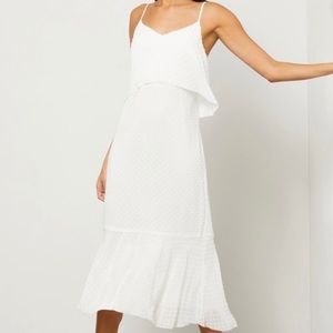 BCBG maxazria SLEEVELESS TIERED DRESS small